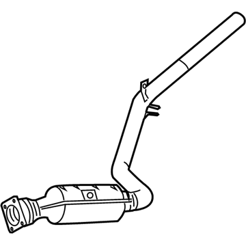 2008 Dodge Grand Caravan Catalytic Converter - 4880742AH