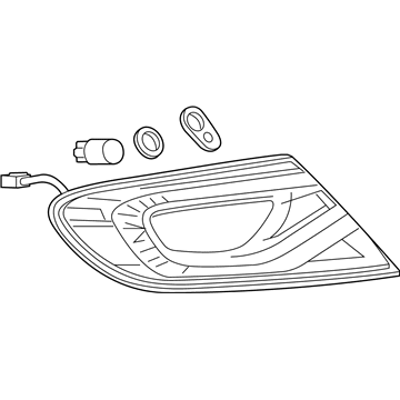 Chrysler 200 Back Up Light - 68110362AA