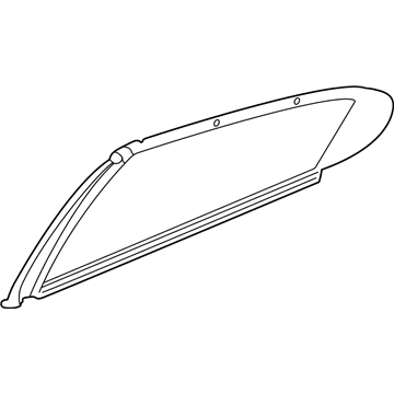 Mopar 4805529AC Window Molding, Rear Driver Side
