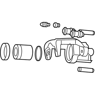 Jeep 68052381AA Caliper