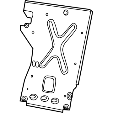 Mopar 68367390AB Seat Back Panel, Rear Passenger Side