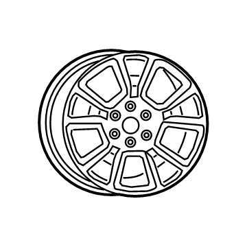Ram Spare Wheel - 5YD571AUAA