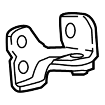 Mopar 68306514AA Upper Hinge, Front Passenger Side