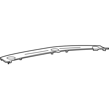 Mopar 1SE86DX9AD Defroster Grille, Black