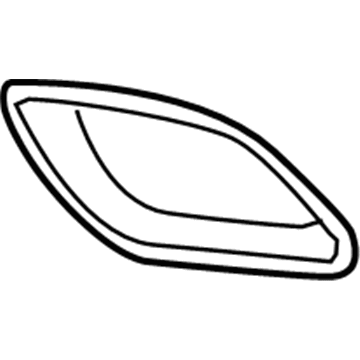 Mopar 68158580AB Outer Grille, Front Passenger Side