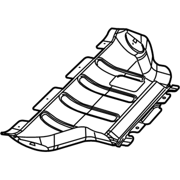 Mopar 68089029AD Lower Shield, Front