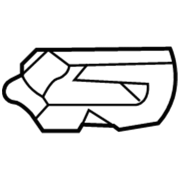 Mopar 4805394AA End Cap, Front