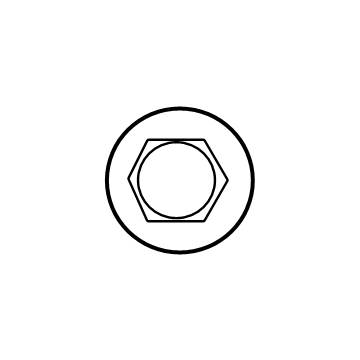 Jeep 6512117AA Idler Pulley Screw