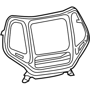 Mopar 6MC921S5AB Center Bezel