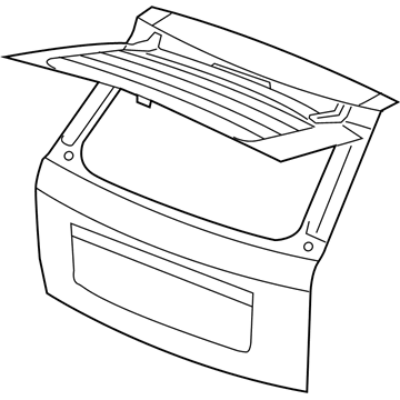 Mopar 55369603AE Lift Gate, Rear
