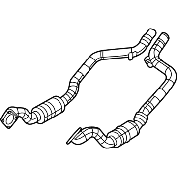 Chrysler 68038391AH Converter & Pipe