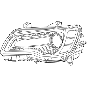 2020 Chrysler 300 Headlight - 68402947AA