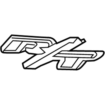 Mopar 68227442AB Nameplate, Front