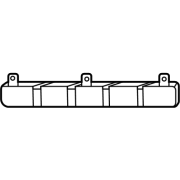 Mopar 6ZH09TZZAA Center Grille, Front