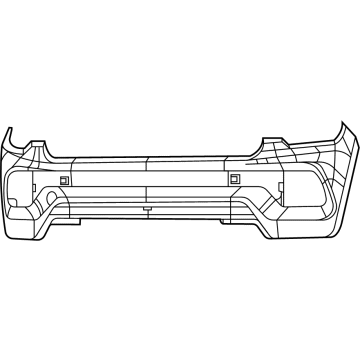 Jeep Compass Bumper - 68552415AA
