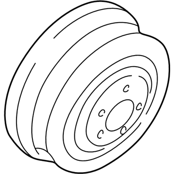 1990 Dodge Ram Wagon Brake Drum - 3496563