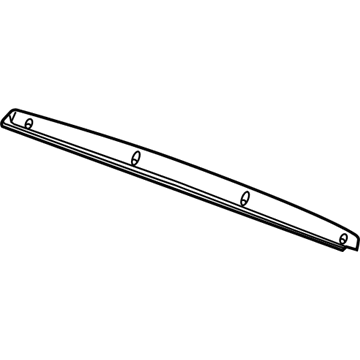 Mopar 68422347AA Spoiler, Rear