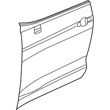 Mopar 68186764AB Outer Panel, Front Passenger Side