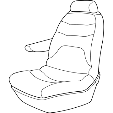 Mopar WR731L5AB Seat Assembly, Taupe, Front Driver Side