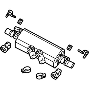 Jeep 68483791AI Muffler