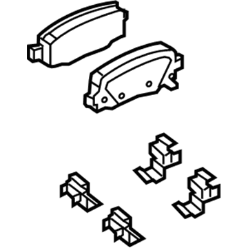 Mopar 68225301AD Brake Pads, Rear