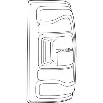 Ram 2500 Back Up Light - 68361719AD