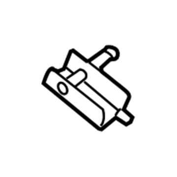 Dodge 68056524AC Muffler W/Tpipe Rear Bracket