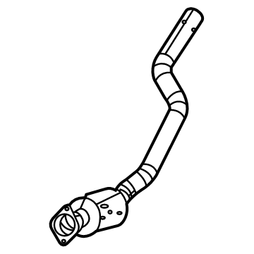 2022 Jeep Grand Cherokee L Catalytic Converter - 68445610AB
