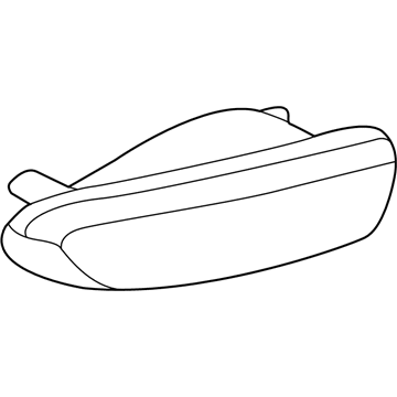 Mopar 5303482AF Fog Lamp Assembly, Front