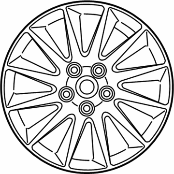 Mopar 1LS51GSAAB Wheel, Alloy