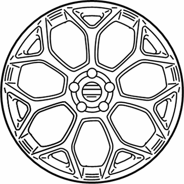 Chrysler 5PQ12RNWAB Wheel, Alloy