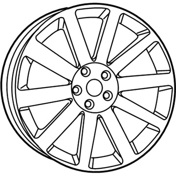 Mopar 1PA56GSAAC Wheel, Alloy