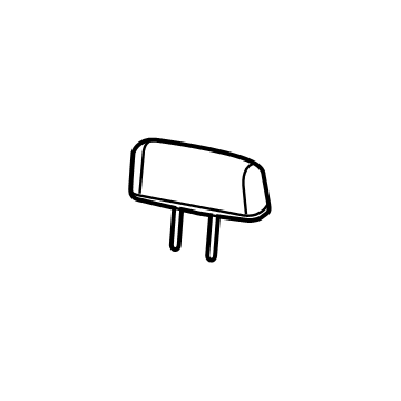 Ram 6XY53BD3AA Headrest, Center