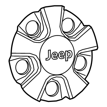 Jeep 1WG49S4AAB Wheel Cover