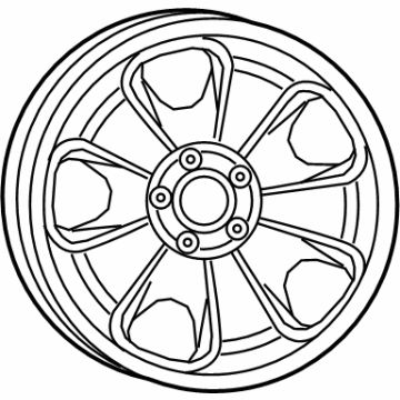Jeep 5NA92S4AAB Wheel, Steel
