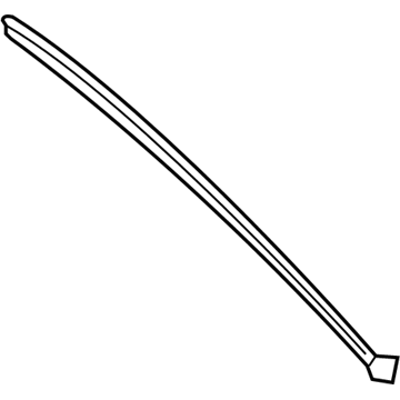 Mopar 4805888AD Pillar Molding, Front Passenger Side