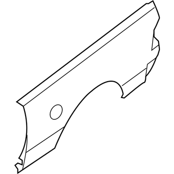 Mopar 68406415AA Side Panel, Rear Outer Driver Side