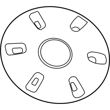 Mopar 68025431AA Wheel Cap, Center