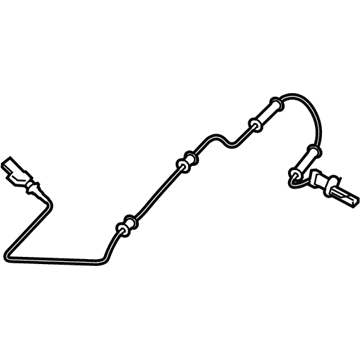 Mopar 68199238AB ABS Sensor, Rear