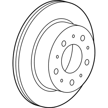 Ram ProMaster 2500 Brake Disc - 68195534AC