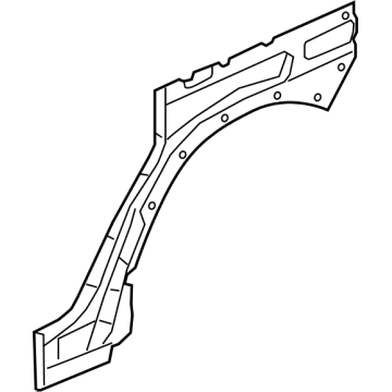 Jeep 68302754AC Inner Quarter Reinforcement