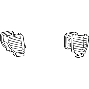 Mopar 6EC071X9AB Center Outlet, Inner Driver Side