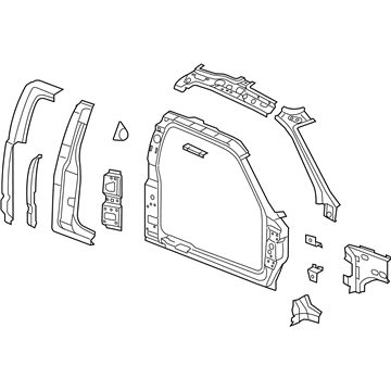Mopar 5142312AB Uniside Assembly, Passenger Side