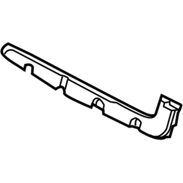 Mopar 55079222AI Side Retainer, Rear Passenger Side