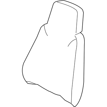 Mopar XR981T5AA Seat Back Assembly, Sandstone, Front Passenger Side