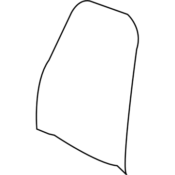Mopar XS001T5AA Seat Back Cover, Sandstone, Front