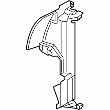 Mopar 57010436AA Air Guide, Front Passenger Side