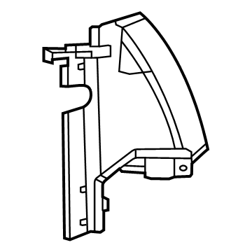 Mopar 68085804AA Air Guide, Front Upper Passenger Side