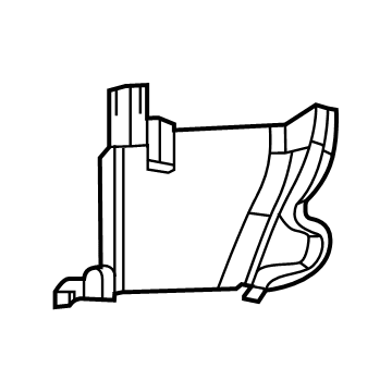 Mopar 68233014AB Air Guide, Upper Passenger Side
