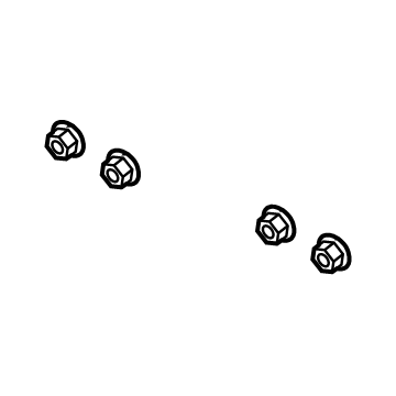 Ram 6512602AA Trans Crossmember Nut